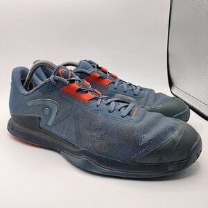 Head Sprint Pro 3.5 Mens Size 11.5 Blue Orange Tennis Shoes Sports Athletic